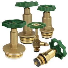 Bonnets for free-flow valves with non-rising stem