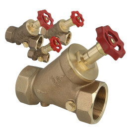 Gunmetal free-flow stop valves with non-rising stem and...