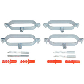 Solar oval clamp set DN 16