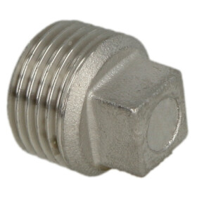 Stainless steel screw fitting plug 1/4" ET