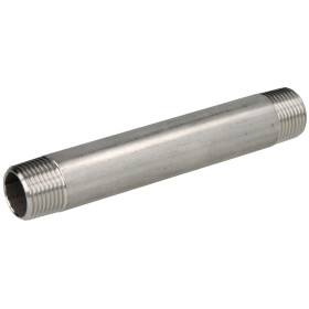 Stainless steel double pipe nipple 100mm 3/8" ET,...