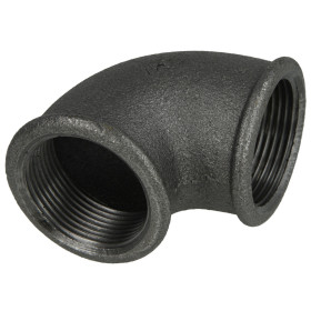 Malleable cast iron black elbow 90° 1 1/4" IT/IT